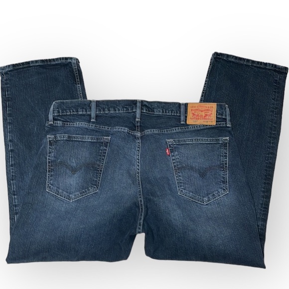 Levi's 559 Jeans Relaxed Straight Fit Dark Wash W42 L30 - Picture 5 of 5